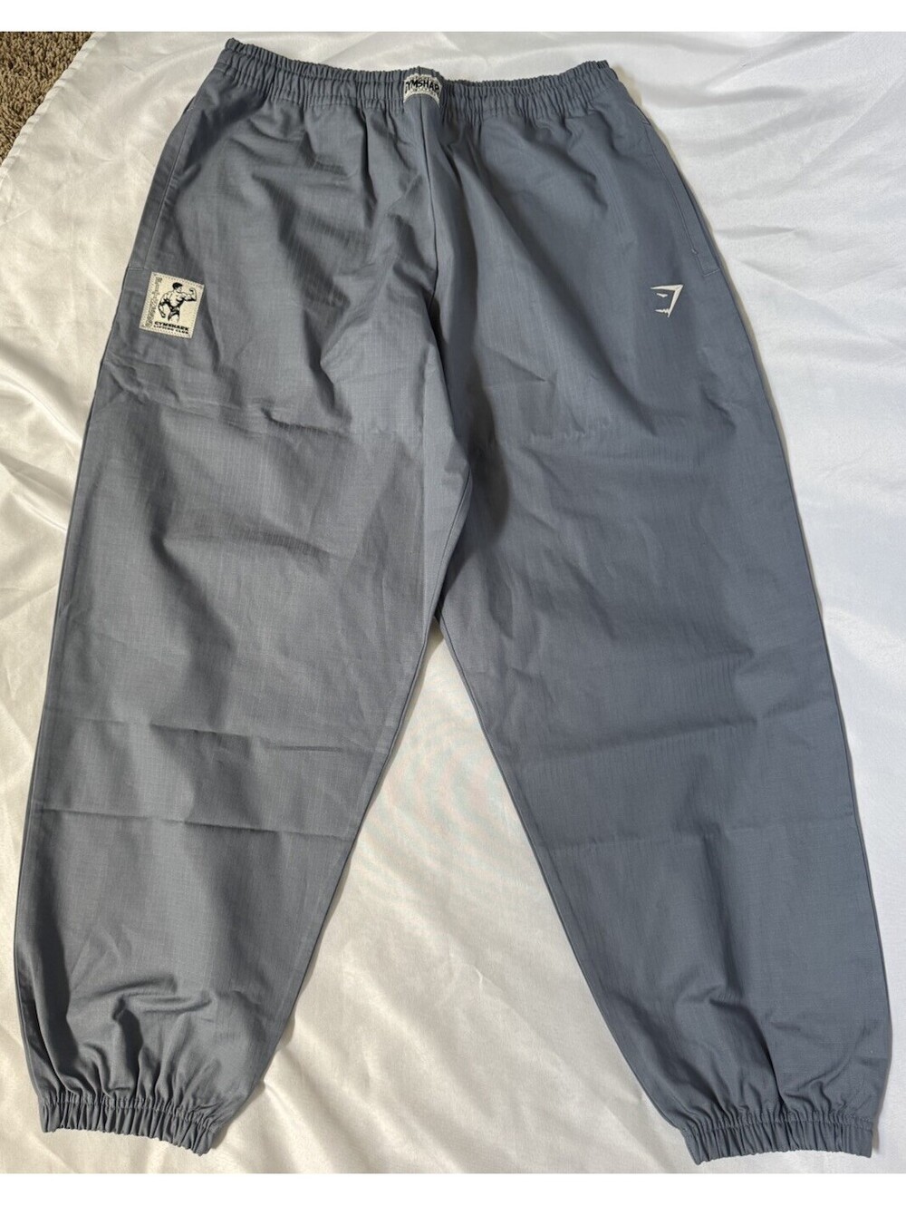 NEW Gymshark Pumper Pants Blue Men’s XL Lifting Club Drawstring NWT